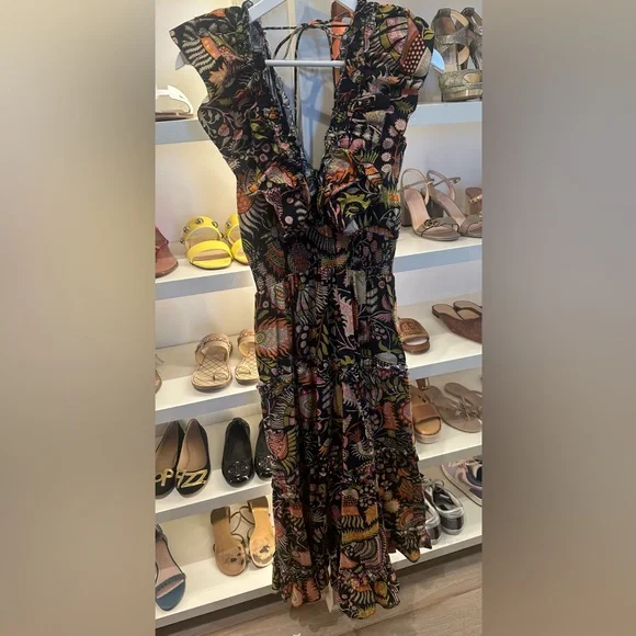 Floral Black Dress - Picture 1 of 6